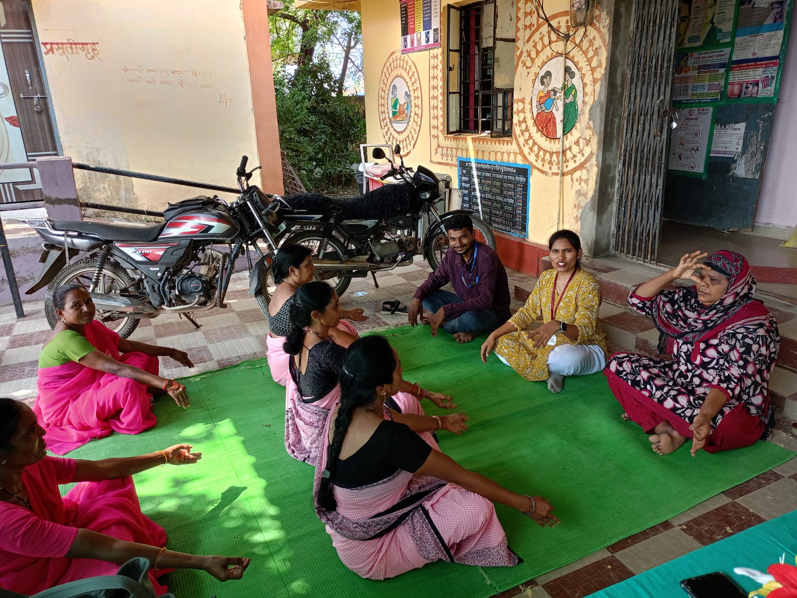 कारसपल्ली आरोग्य उपकेंद्रात जागतिक योग दिनानिमित्त योग शिबिराचे आयोजन